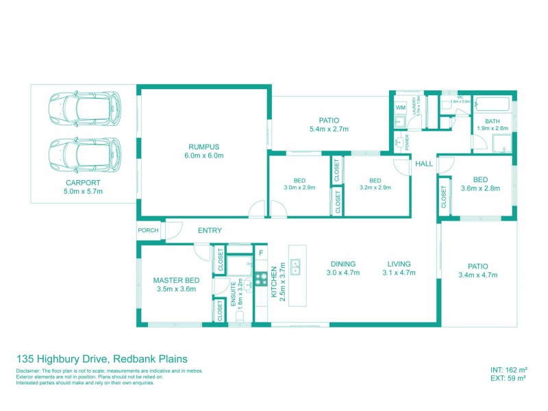 135 Highbury Drive, Redbank Plains QLD 4301 Floorplan