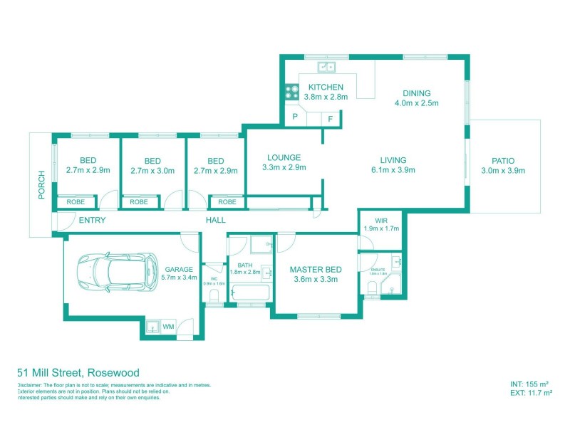 51 Mill St, Rosewood QLD 4340 Floorplan