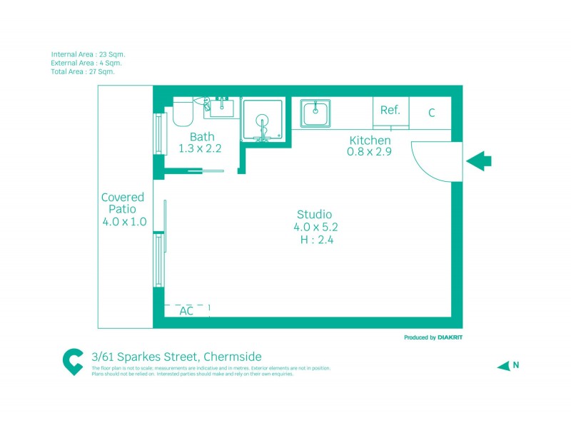 3/61 Sparkes Road, Chermside QLD 4032 Floorplan