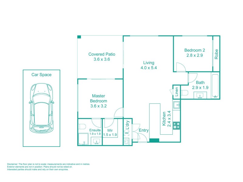 3/85 Queens Road, Everton Hills QLD 4053 Floorplan