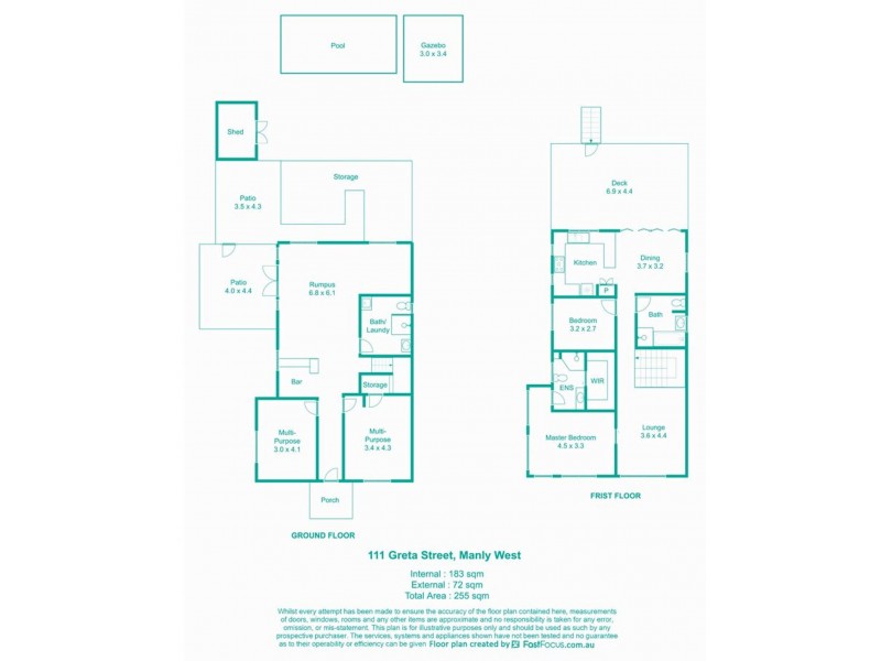 111 Greta St, Manly West QLD 4179 Floorplan