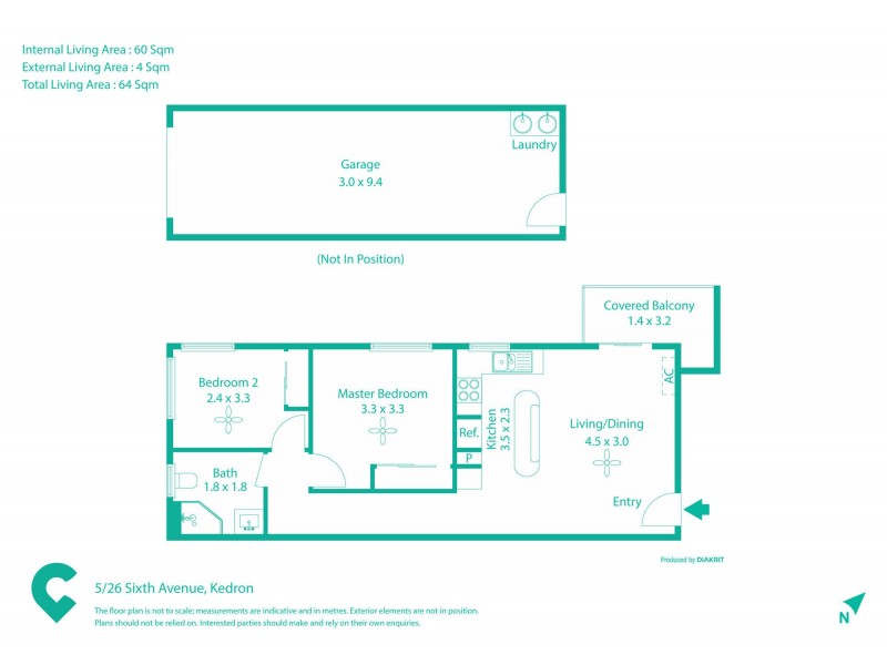 5/26 Sixth Avenue, Kedron QLD 4031 Floorplan