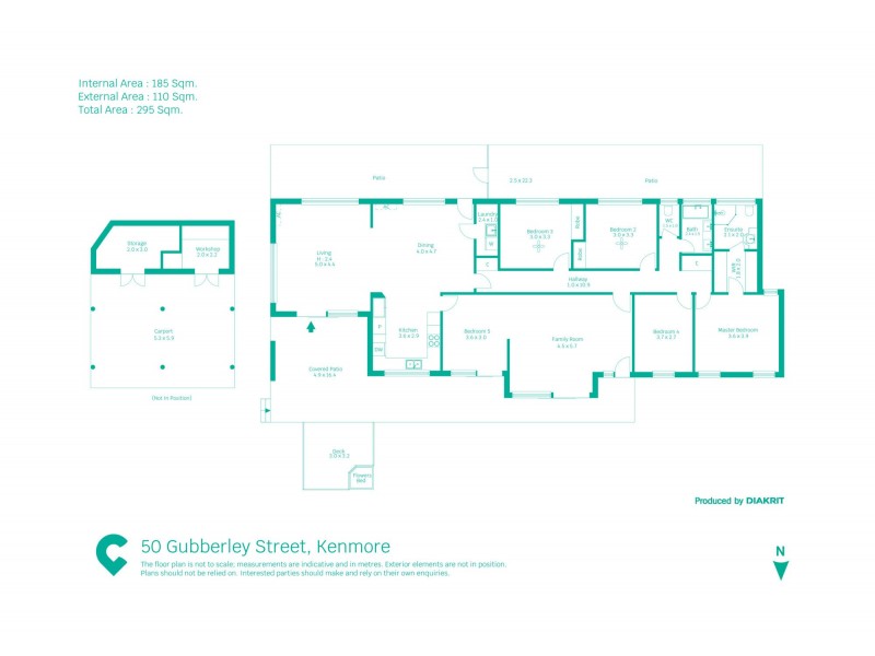 50 Gubberley Street, Kenmore QLD 4069 Floorplan