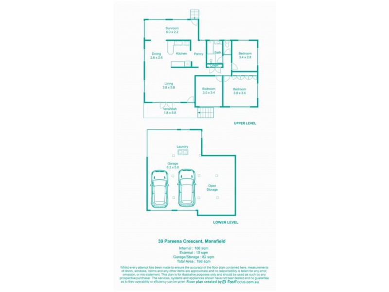 39 Pareena Crescent, Mansfield QLD 4122 Floorplan