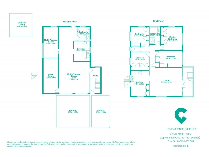12 Casula Street, Arana Hills QLD 4054 Floorplan