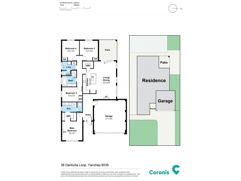 38 Danbulla  loop, Yanchep WA 6035 Floorplan