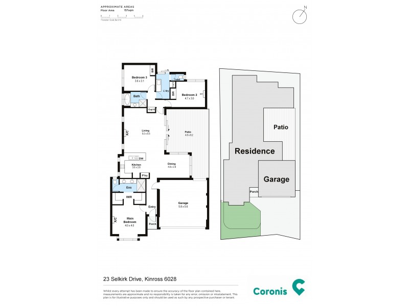 23 Selkirk Drive, Kinross WA 6028 Floorplan