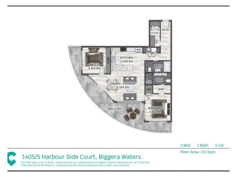 1405/5 Harbour Side court, Biggera Waters QLD 4216