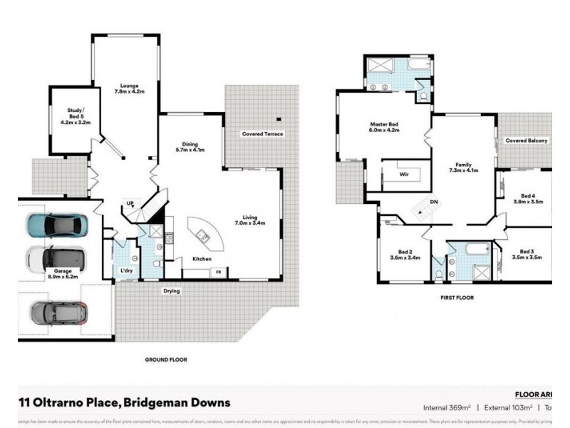 11 Oltrarno Place, Bridgeman Downs QLD 4035 Floorplan