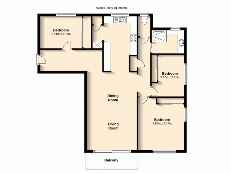 1/43 Grays Road, Gaythorne QLD 4051 Floorplan