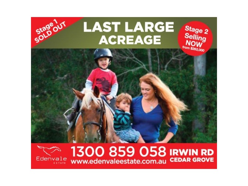 Lot 16 Edenvale Estate, Irwin Road, Cedar Grove QLD 4285