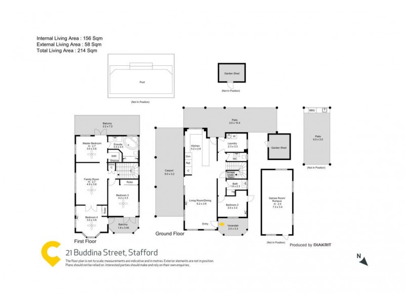 21 Buddina Street, Stafford QLD 4053 Floorplan