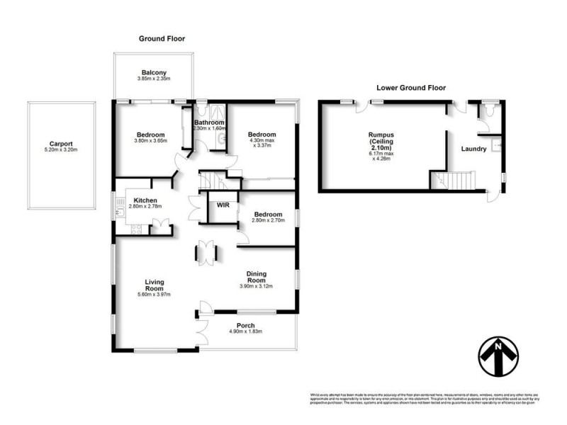 73 Mawson Street, Stafford Heights QLD 4053 Floorplan