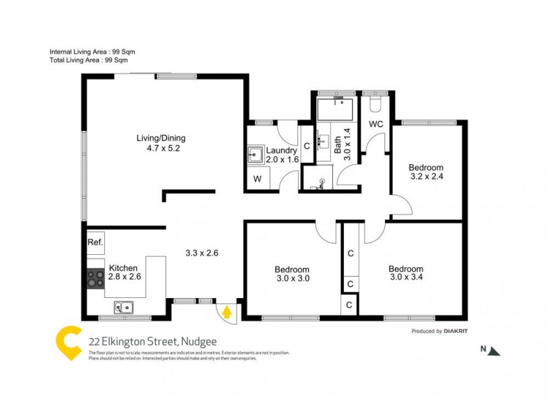 22 Elkington Street, Nudgee QLD 4014 Floorplan