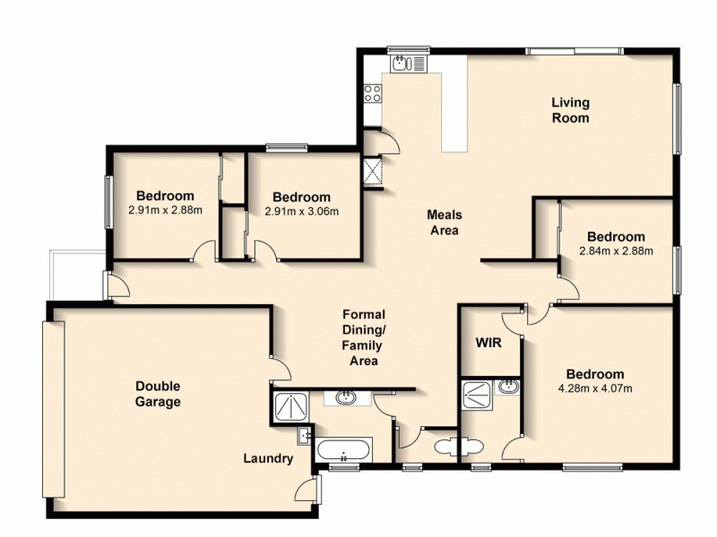 47 Strowe Place, Bracken Ridge QLD 4017 Floorplan