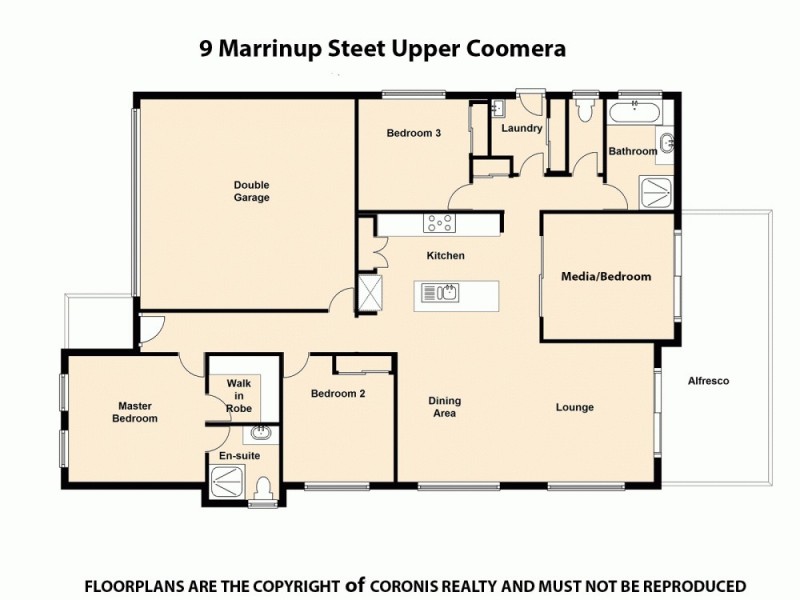 9 Marrinup Street, Upper Coomera QLD 4209 Floorplan