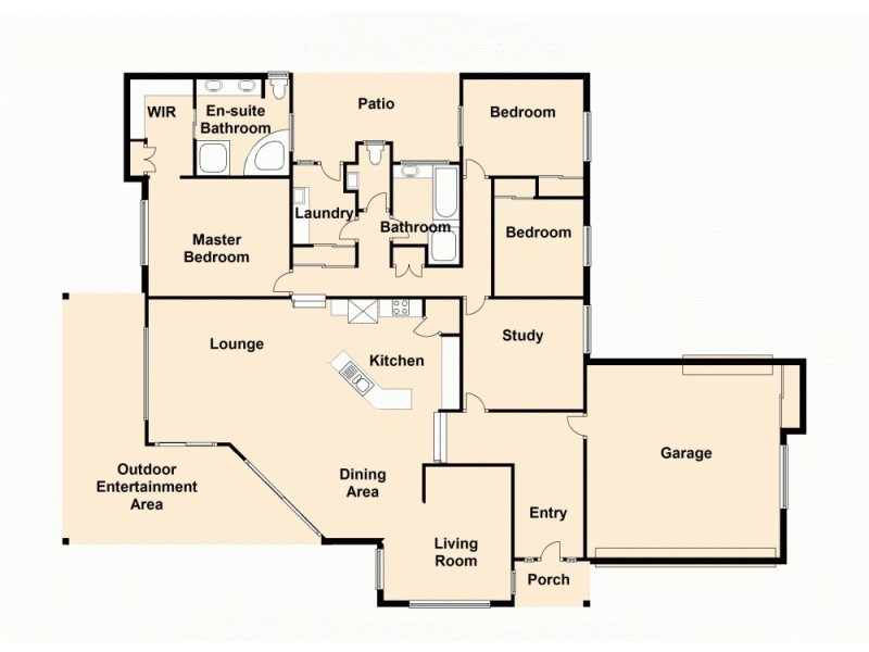 1 Chilton Crescent, North Lakes QLD 4509 Floorplan