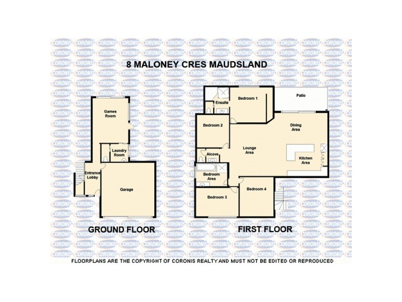 8 Maloney Crescent, Maudsland QLD 4210 Floorplan