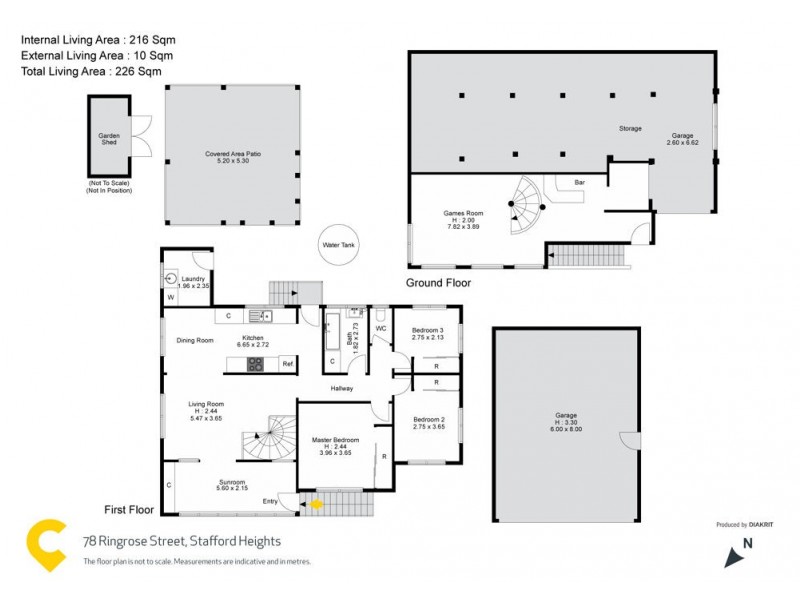 78 Ringrose Street, Stafford Heights QLD 4053 Floorplan