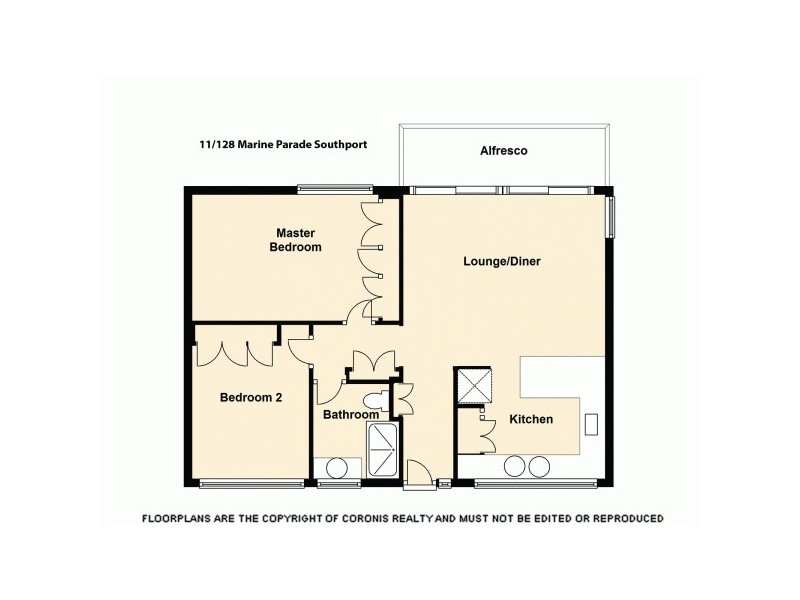 11/128 Marine Parade, Southport QLD 4215 Floorplan