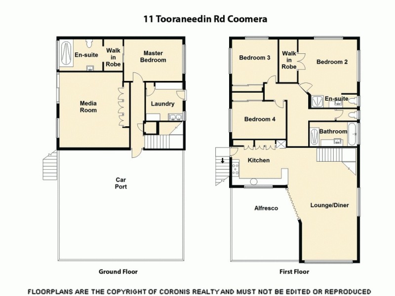 11 Tooraneedin Road, Coomera QLD 4209 Floorplan