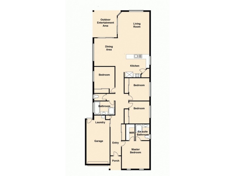 44 Duporth Crescent, Dakabin QLD 4503 Floorplan