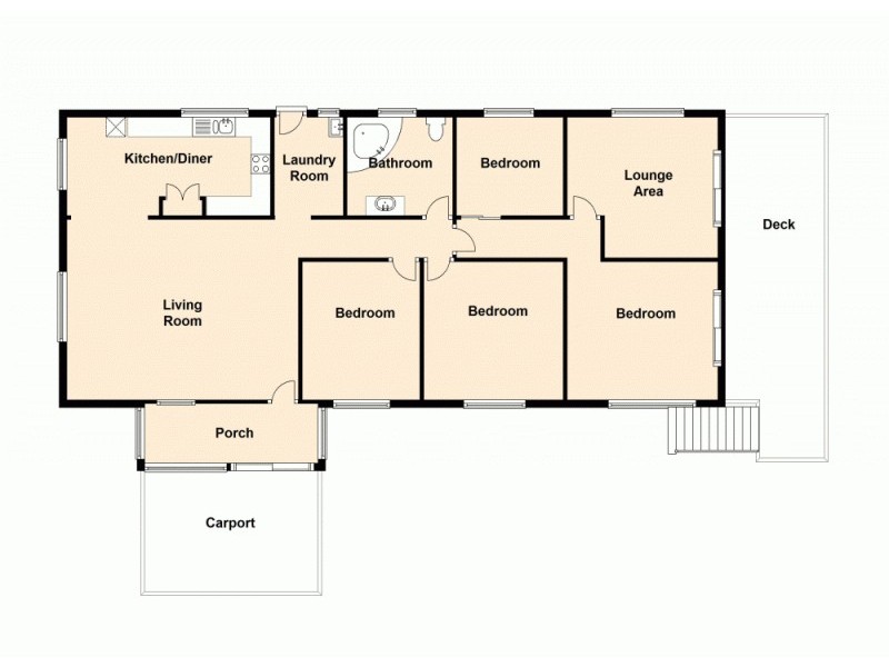 13 Monmouth Street, Eagleby QLD 4207 Floorplan