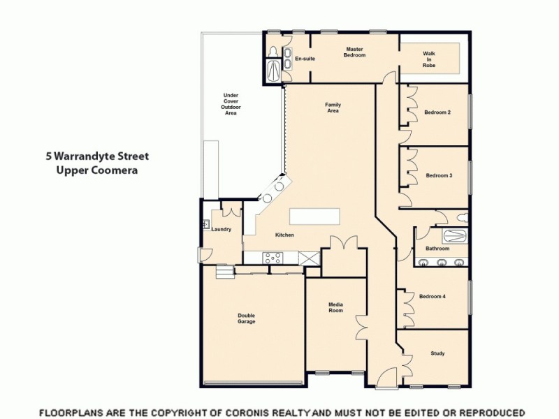 5 Warrandyte Street, Upper Coomera QLD 4209 Floorplan