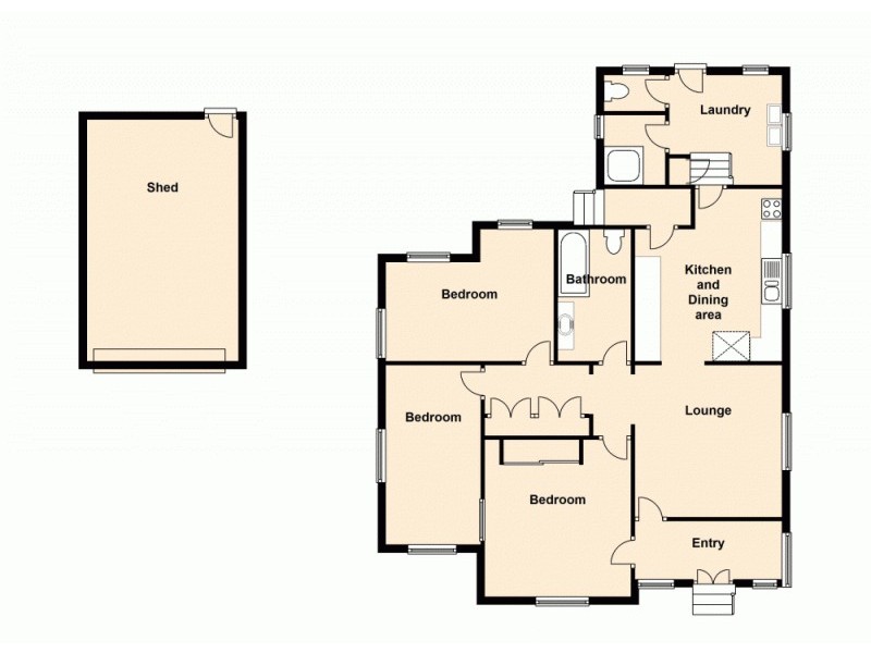 13 Francis Street, Caboolture QLD 4510 Floorplan