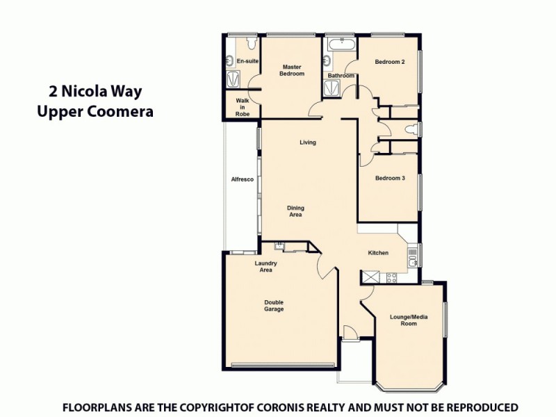 2 Nicola Way, Upper Coomera QLD 4209 Floorplan