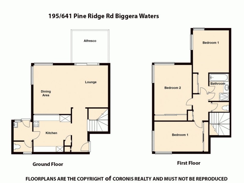 195/641 Pine Ridge Road, Biggera Waters QLD 4216 Floorplan