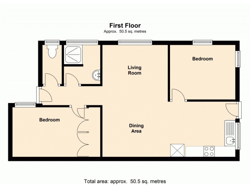 2/16 Birrimba Street, Alderley QLD 4051 Floorplan