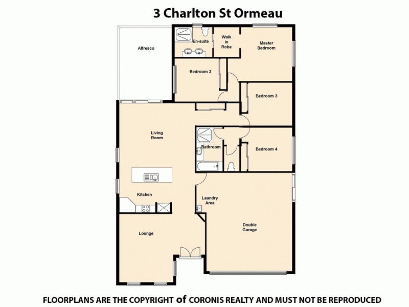 3 Charlton Crescent, Ormeau QLD 4208 Floorplan
