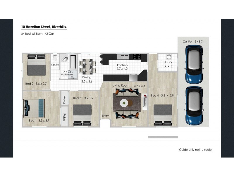 10 Hazelton St, Riverhills QLD 4074 Floorplan