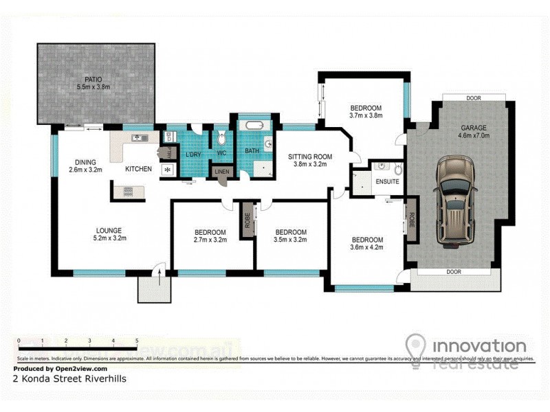 2 Konda St, Riverhills QLD 4074 Floorplan