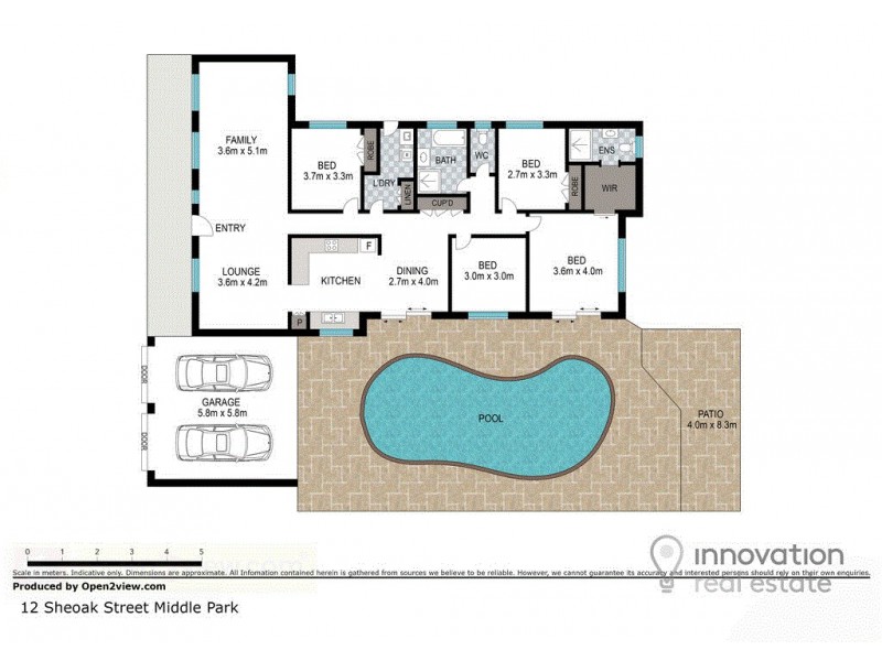12 Sheoak St, Middle Park QLD 4074 Floorplan
