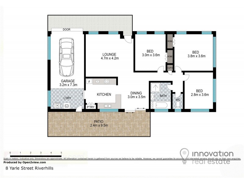8 Yarle St, Riverhills QLD 4074 Floorplan