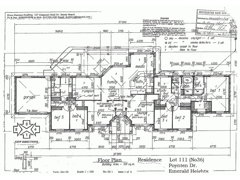 36 Poynten Drive, Emerald Beach NSW 2456 Floorplan