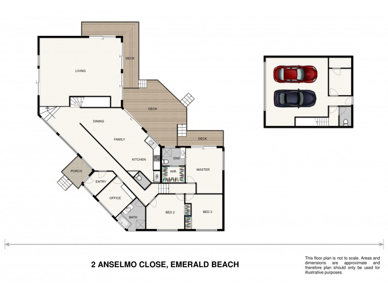 2 Anselmo Close, Emerald Beach NSW 2456 Floorplan