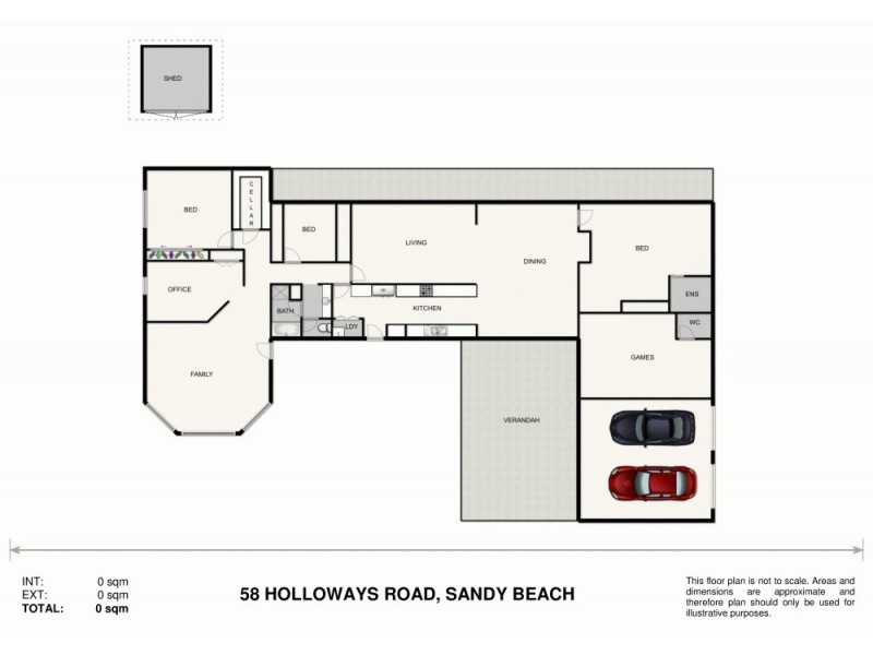 58 Holloways Road, Sandy Beach NSW 2456 Floorplan