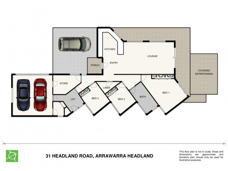 31 Headland Rd, Arrawarra Headland NSW 2456 Floorplan
