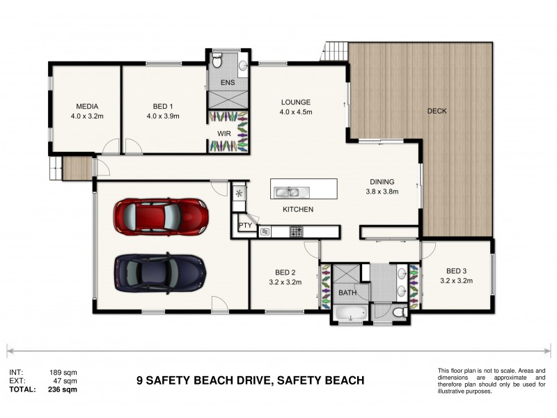 9 Safety Beach Drive, Safety Beach NSW 2456 Floorplan
