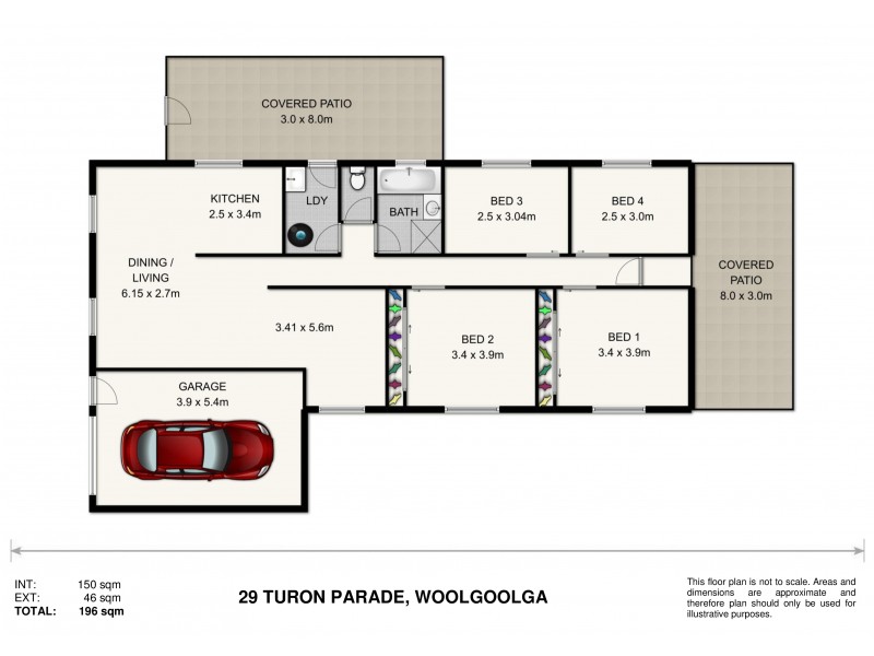 29 Turon Parade, Woolgoolga NSW 2456 Floorplan