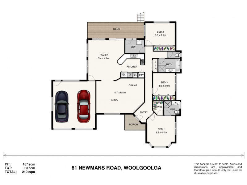 61 Newmans road, Woolgoolga NSW 2456 Floorplan