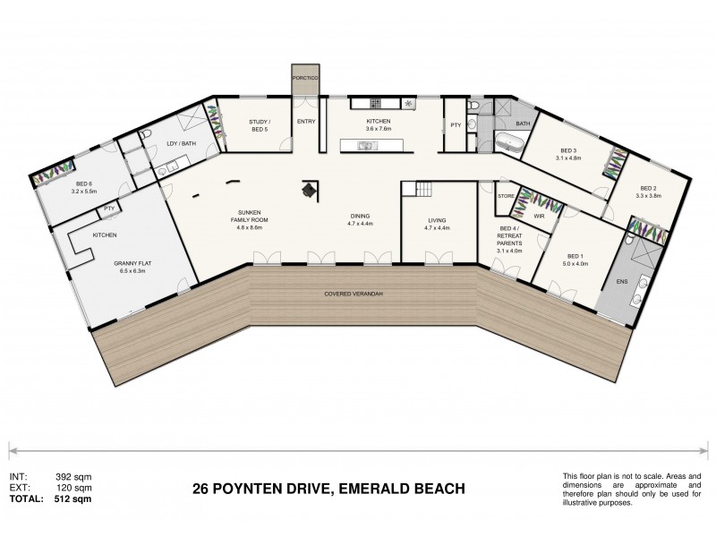 26 Poynten Drive, Emerald Beach NSW 2456 Floorplan