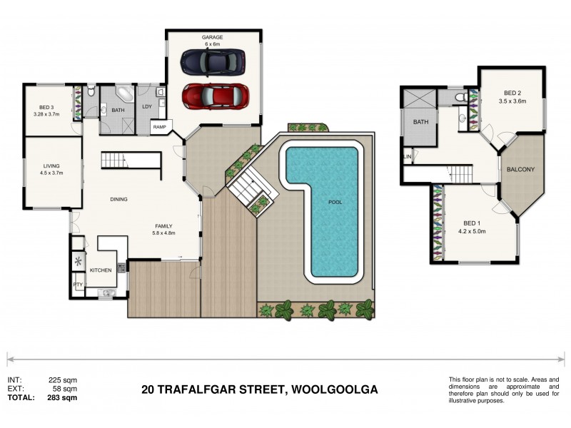 20 Trafalgar Street, Woolgoolga NSW 2456 Floorplan