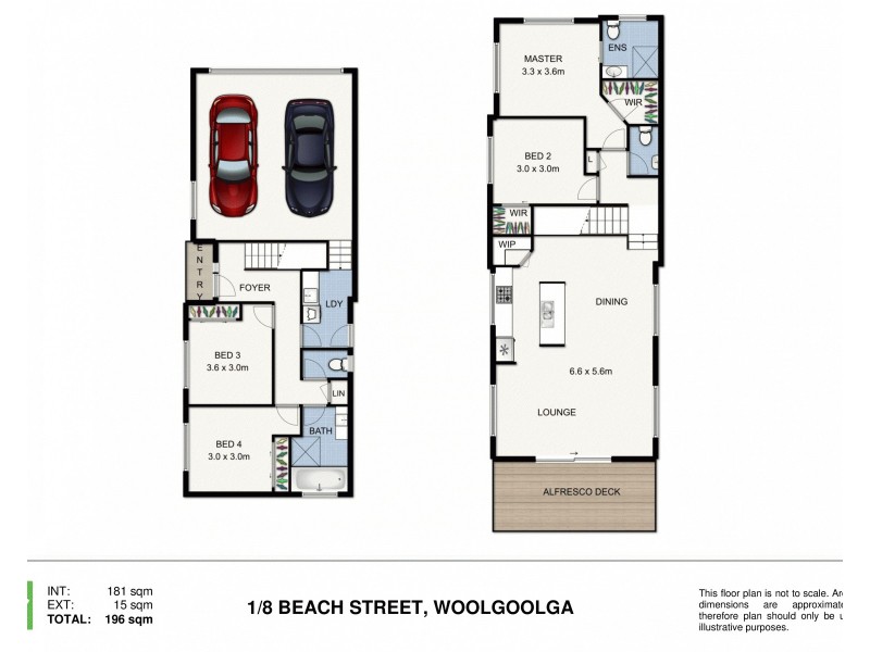 Unit 1 8 Beach Street, Woolgoolga NSW 2456 Floorplan
