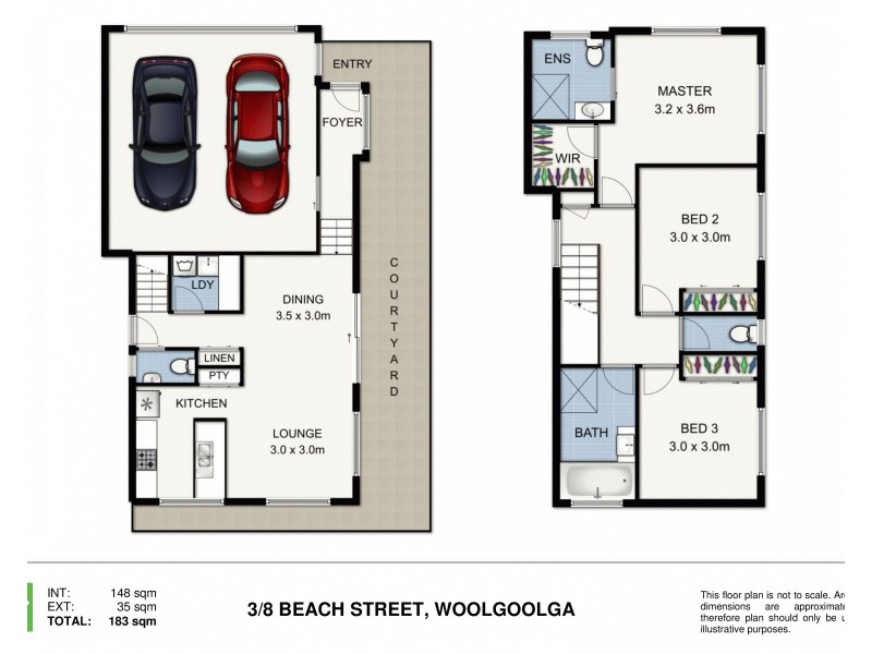 Unit 3 8 Beach Street, Woolgoolga NSW 2456 Floorplan