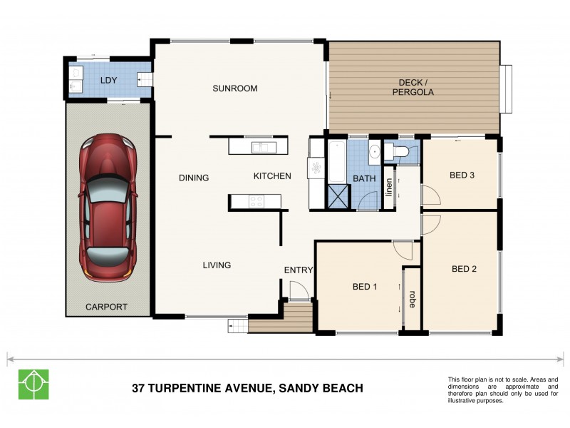 37 Turpentine Avenue, Sandy Beach NSW 2456 Floorplan