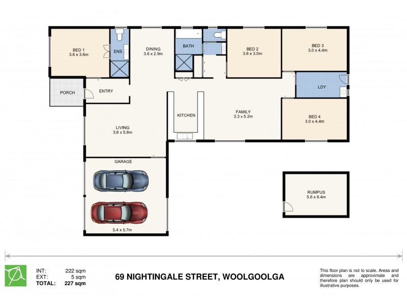 69 Nightingale Street, Woolgoolga NSW 2456 Floorplan